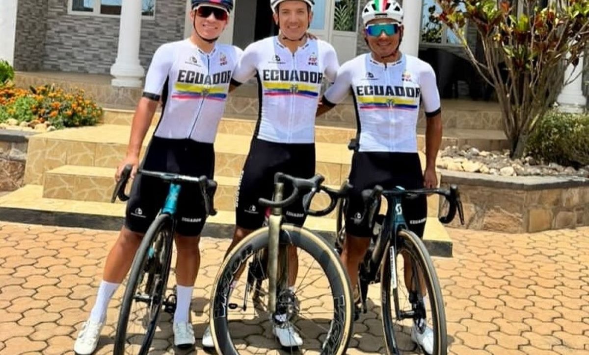 Martín López, Richard Carapaz y Jonathan Caicedo representarán a Ecuador en el Mundial de Ciclismo Ruanda 2025.