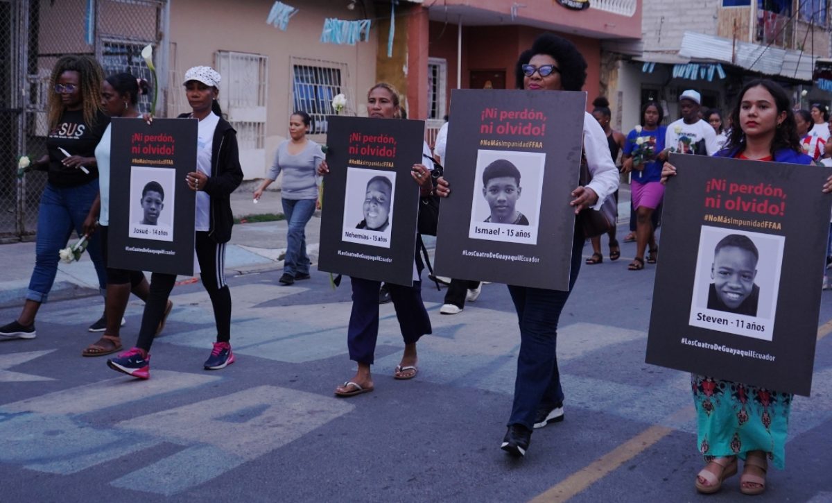 Caso Las Malvinas Hoy se cumple un año de la desaparición de cuatro menores de edad en Guayaquil, Ecuador. (API)