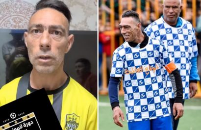 Choucha, un jugador de fútbol argelino, se ha convertido en una figura viral en plataformas digitales.
