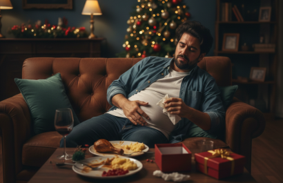 La comida y alcohol en exceso pueden generarte problemas estomacales y más.