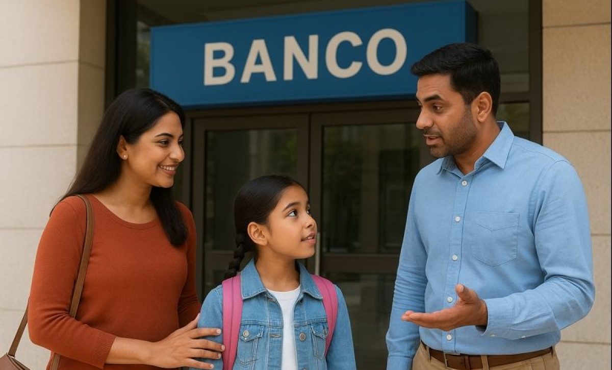 Conceptos básicos del sistema bancario para niños y familias. FOTO: Inteligencia Artificial.