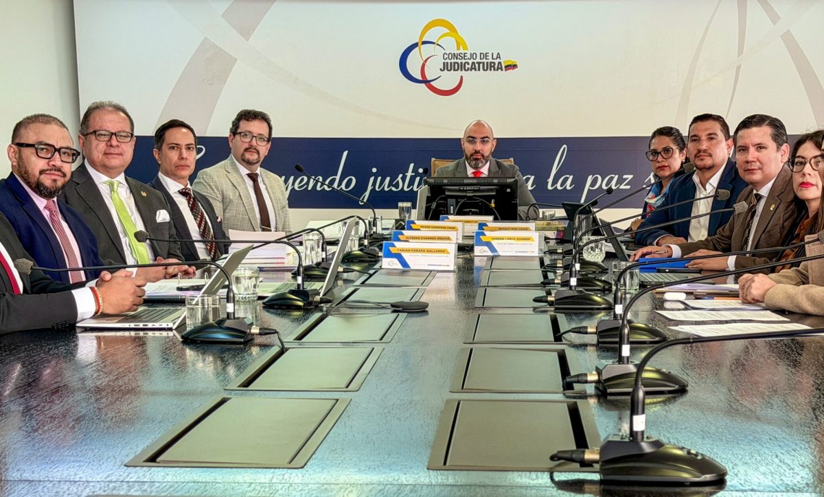 Consejo de la Judicatura analiza prórrogas y disciplinarios tras comparecencia de Mario Godoy en Asamblea. FOTO @CJudicaturaEc