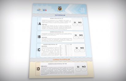 Consulta popular y referéndum Ecuador 2025 causas justificables para no votar el 16 de noviembre