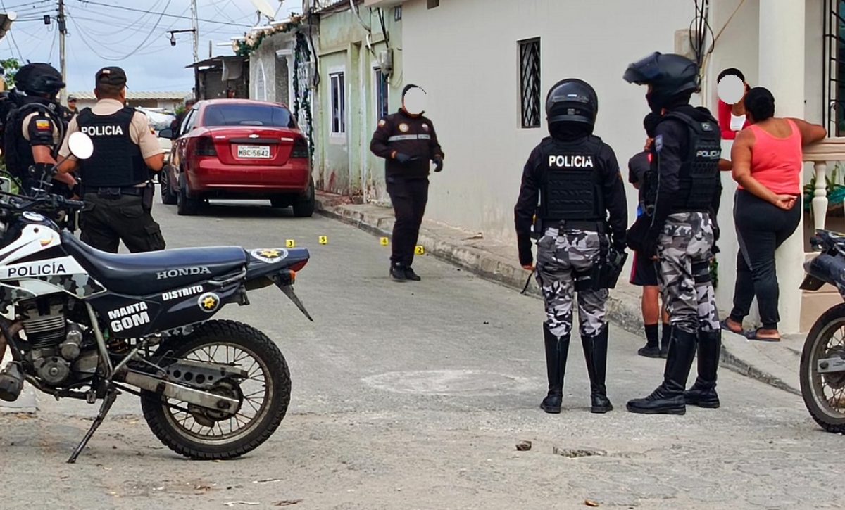 Cuatro muertes violentas se registraron en menos de 24 horas en el Distrito Manta, marcando un inicio violento de diciembre, último mes del año.