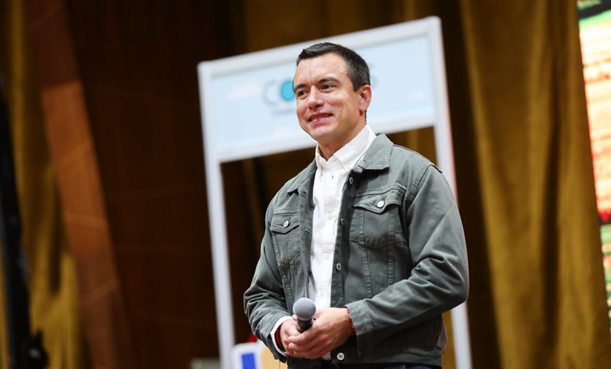 Daniel Noboa anuncia segundo viaje a Estados Unidos.