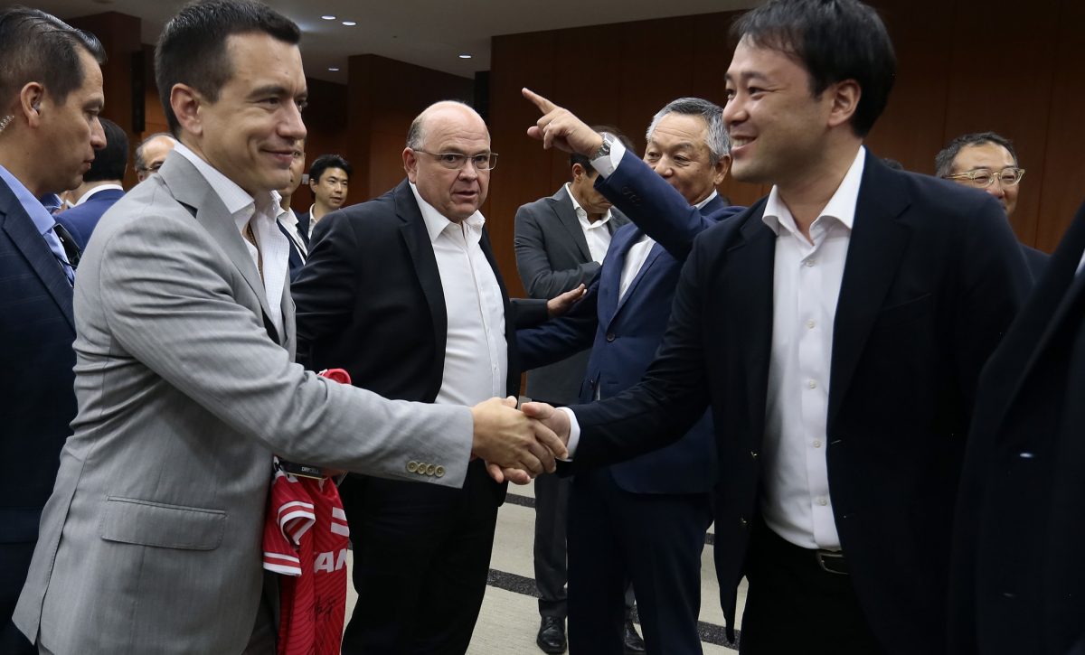 Daniel Noboa impulsa tratado comercial con Japón y ofrece a Ecuador como socio estratégico