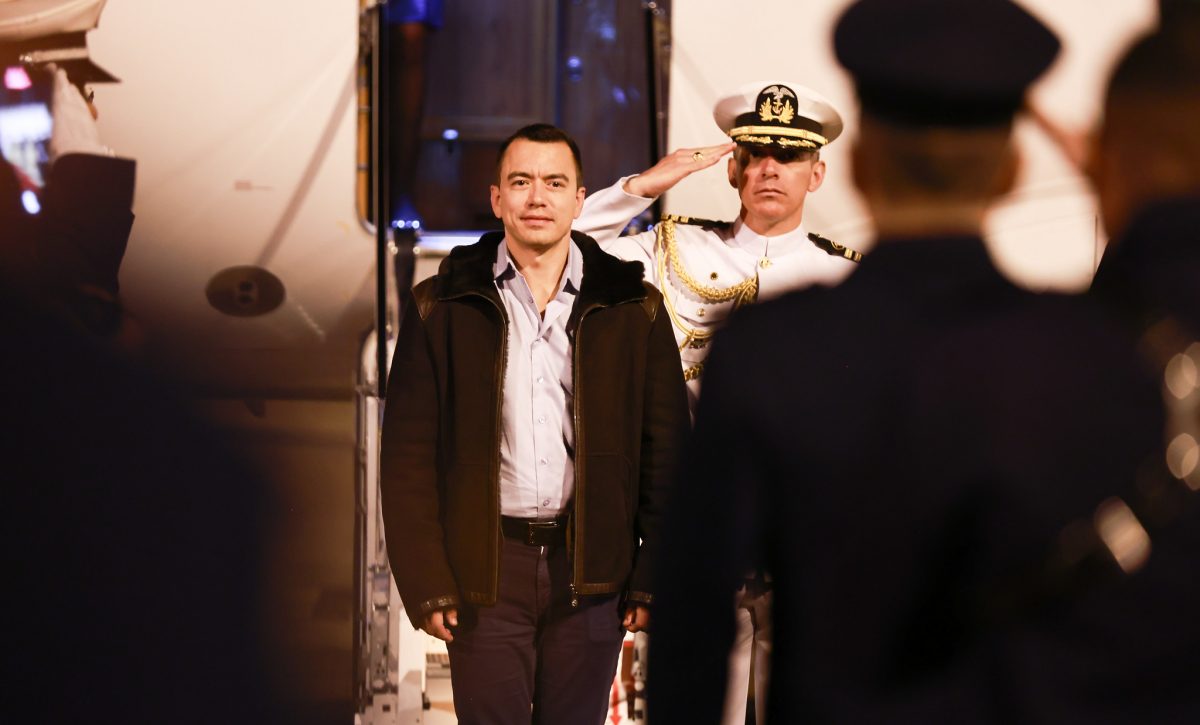 Daniel Noboa inicia visita oficial a Brasil para fortalecer vínculos con Lula da Silva