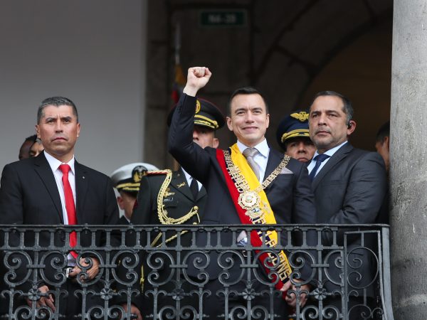 Daniel Noboa presenta indicadores que comparan la situación de Ecuador entre 2023 y 2025 a dos años de su gestión.