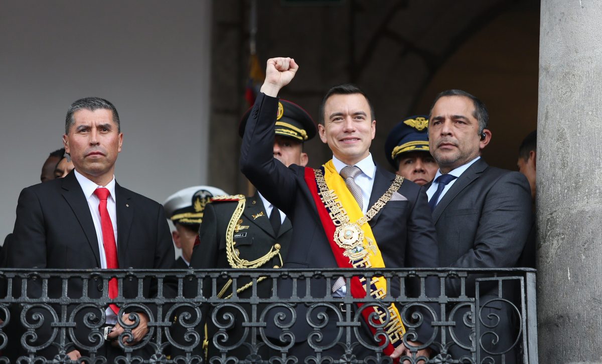 Daniel Noboa presenta indicadores que comparan la situación de Ecuador entre 2023 y 2025 a dos años de su gestión.