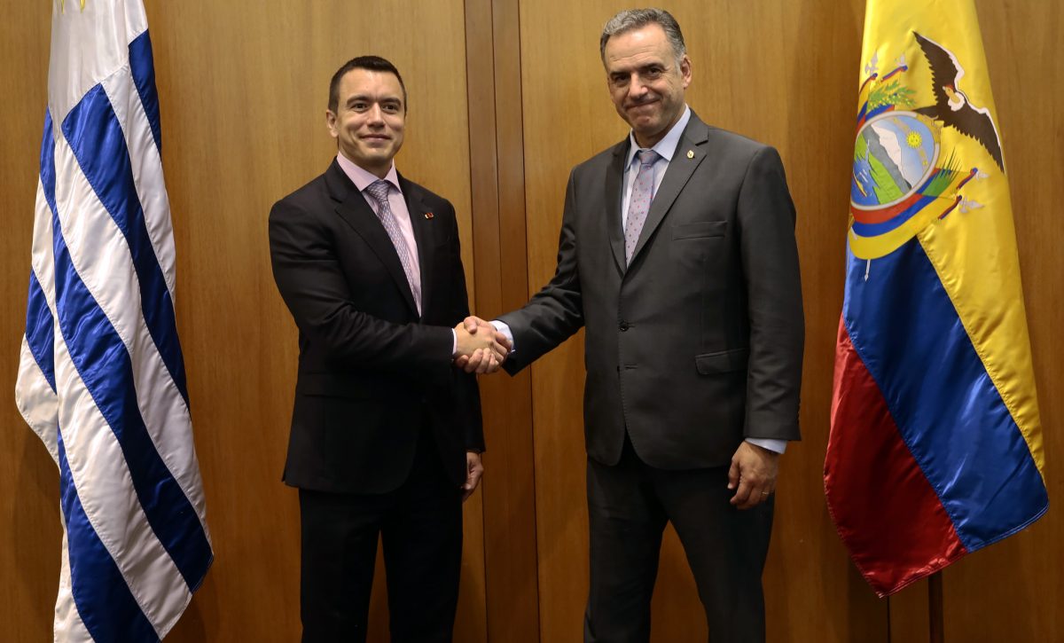 Daniel Noboa y Yamandú Orsi ratifican alianza estratégica entre Ecuador y Uruguay