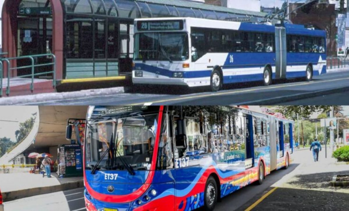 De 54 unidades a flota eléctrica así se transformó el Trole en 30 años