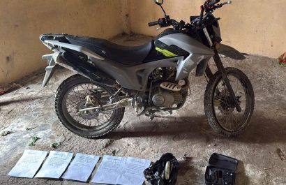 Decomiso de explosivos. Fotografía @PolicíaEcuador