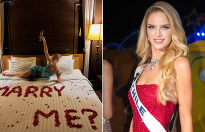 Miss Universo Chile compartió varias fotos de su romántica pedida de mano.