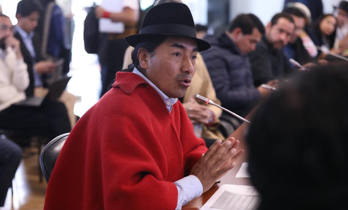 Denuncian a Leonidas Iza por secuestro de uniformados en Cotopaxi