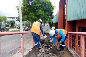 Desmontaje del puente de la Y