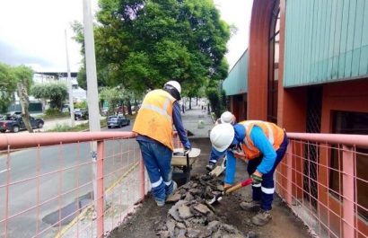 Desmontaje del puente de la Y