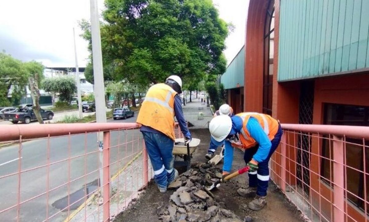 Desmontaje del puente de la Y