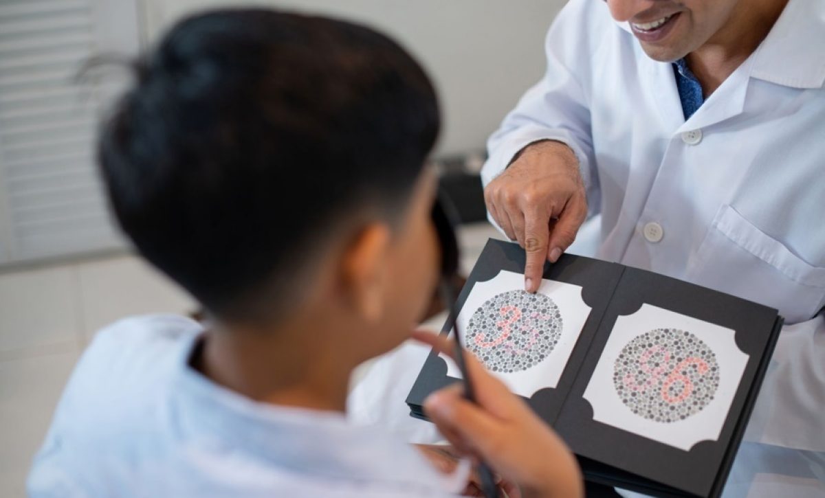 Detectar el daltonismo a tiempo puede evitar problemas en la vida diaria, según una experta Imagen de recurso de un test visual.