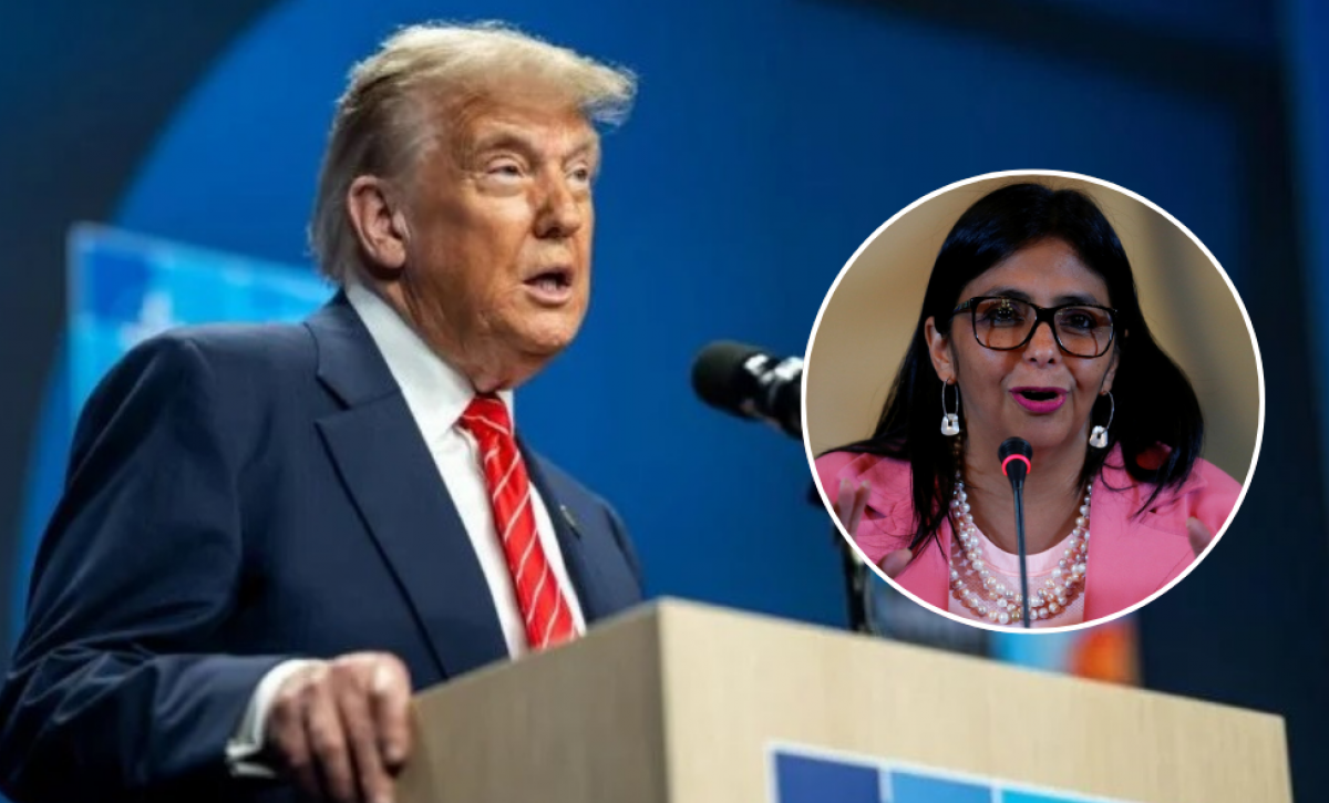 Donald Trump dice estar dispuesto a trabajar con Delcy Rodríguez, pero le lanzó dura advertencia.