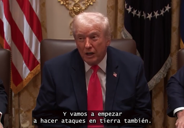 Donald Trump advierte que los ataques dentro de Venezuela comenzarán "muy pronto"