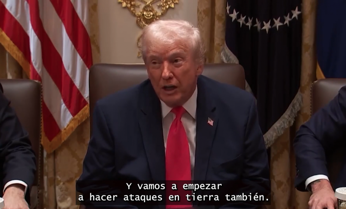Donald Trump advierte que los ataques dentro de Venezuela comenzarán "muy pronto"