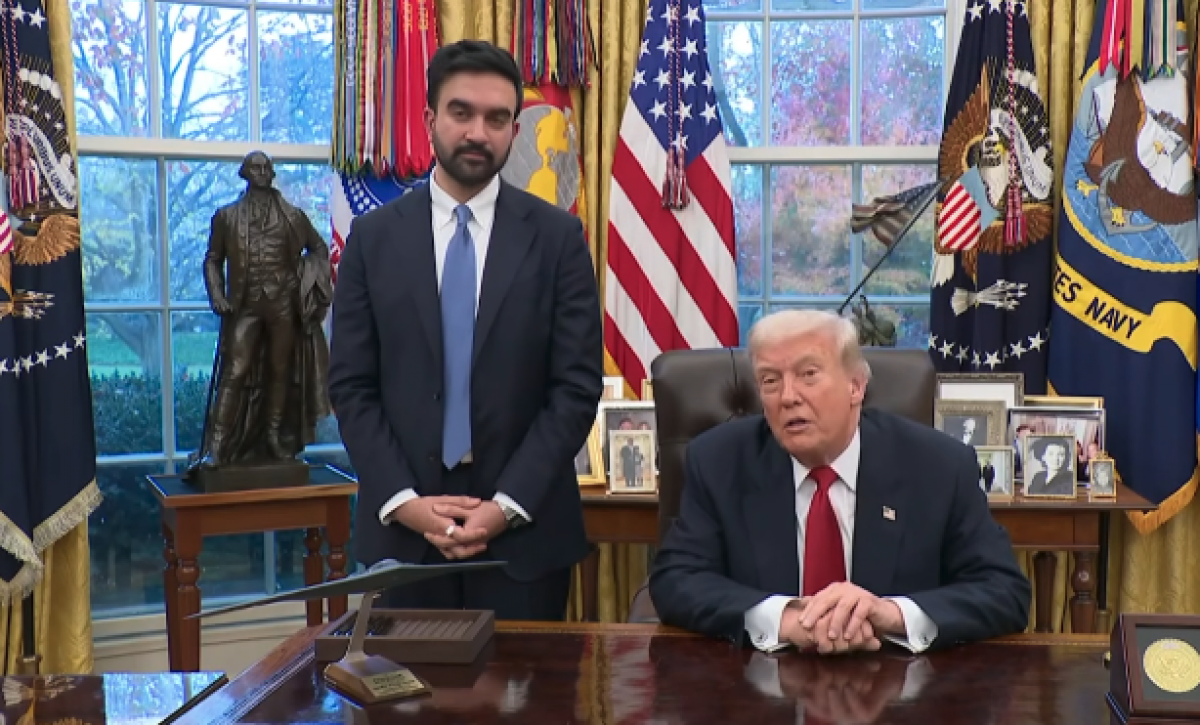 Donald Trump recibió al alcalde electo de Nueva York Zohran Mamdani en la Oficina Oval; hubo una pregunta incómoda