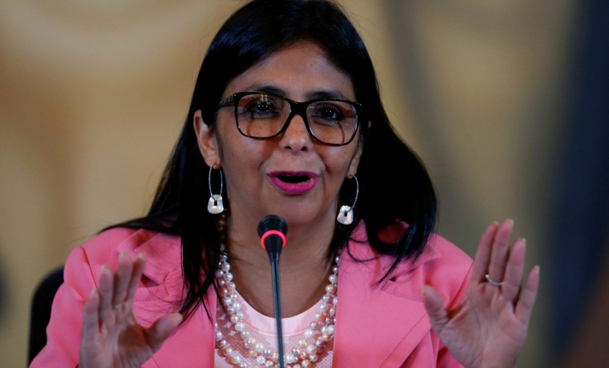 Delcy Rodríguez, vicepresidenta de Venezuela.