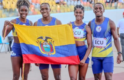 Ecuador se proclama primer campeón bolivariano del relevo mixto 4×100 m en Ayacucho 2025