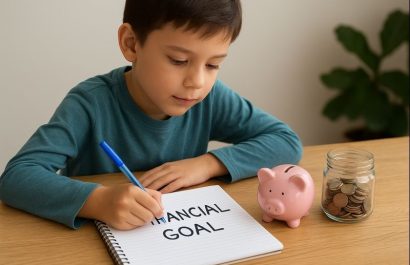 Educación económica: cómo enseñar a los niños a fijar objetivos de ahorro. FOTO: Inteligencia Artificial (ChatGPT).