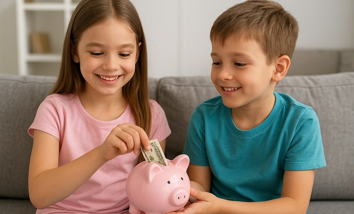 Educación financiera desde casa: la mesada se convierte en lección de ahorro. FOTO: ChatGPT (Inteligencia Artificial).