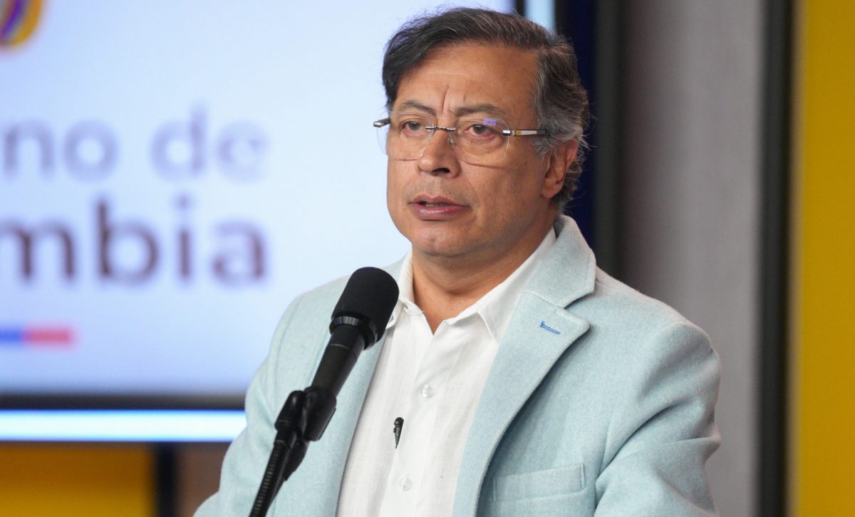 El presidente colombiano Gustavo Petro.