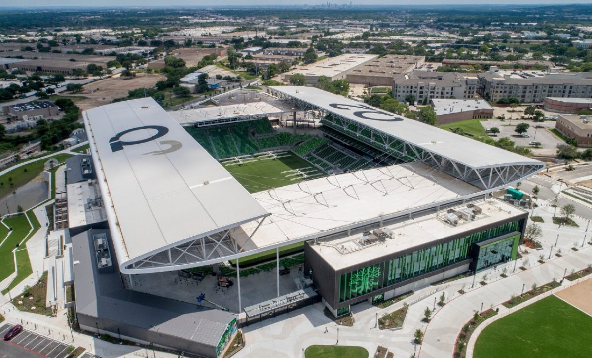 El Q2 Stadium de Austin, Texas, será la sede del encuentro entre las selecciones de Ecuador y Estados Unidos, el 10 de octubre de 2025. (Aeworldmap)