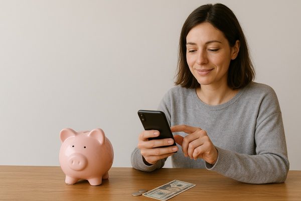 El ahorro invisible es una estrategia digital que impulsa finanzas más estables. FOTO: ChatGPT (Inteligencia Artificial).