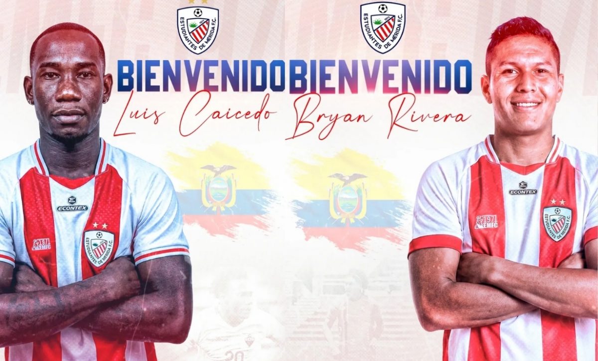 El ecuatoriano Bryan Rivera firma con Estudiantes de Mérida como agente libre