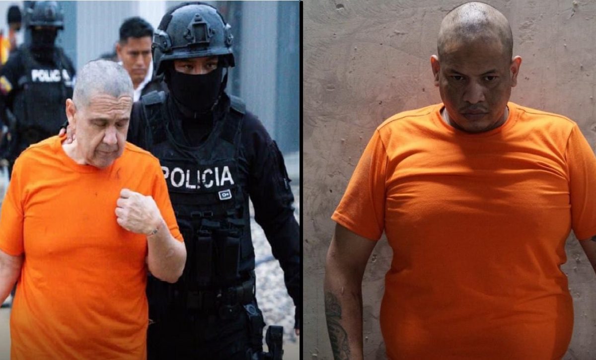 El exasambleísta Pablo Muentes y alias 'Invisible' en la nueva Cárcel del Encuentro, en Santa Elena. Foto: @DanielNoboaOk