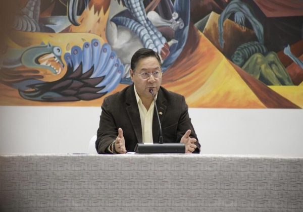 Luis Arce, presidente de Bolivia.