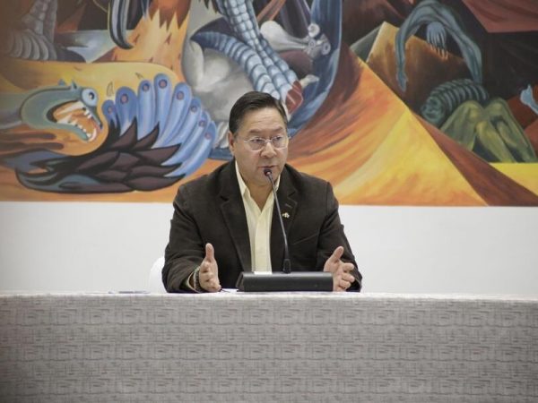 Luis Arce, presidente de Bolivia.