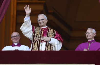 El papa León en el Vaticano.