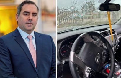 El precandidato presidencial por el partido Libertad Popular, Rafael Belaunde Llosa, fue víctima de un atentado a balazos en el distrito de Cerro Azul,