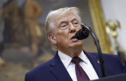 El presidente de Estados Unidos, Donald Trump se refiere al caso Epstein. FOTO: Europa Press.