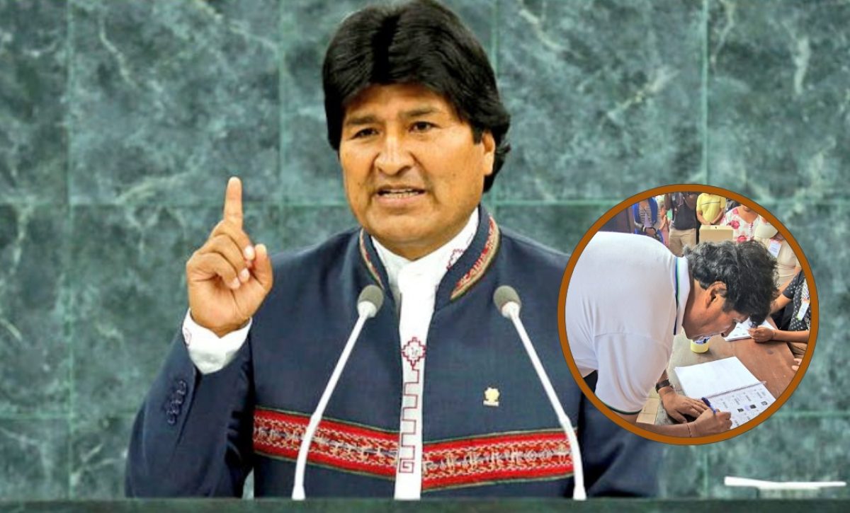 Elecciones en Bolivia Así avanza el proceso electoral en el país sudamericano; Evo Morales, expresidente, votó nulo. (X-Evo Morales)