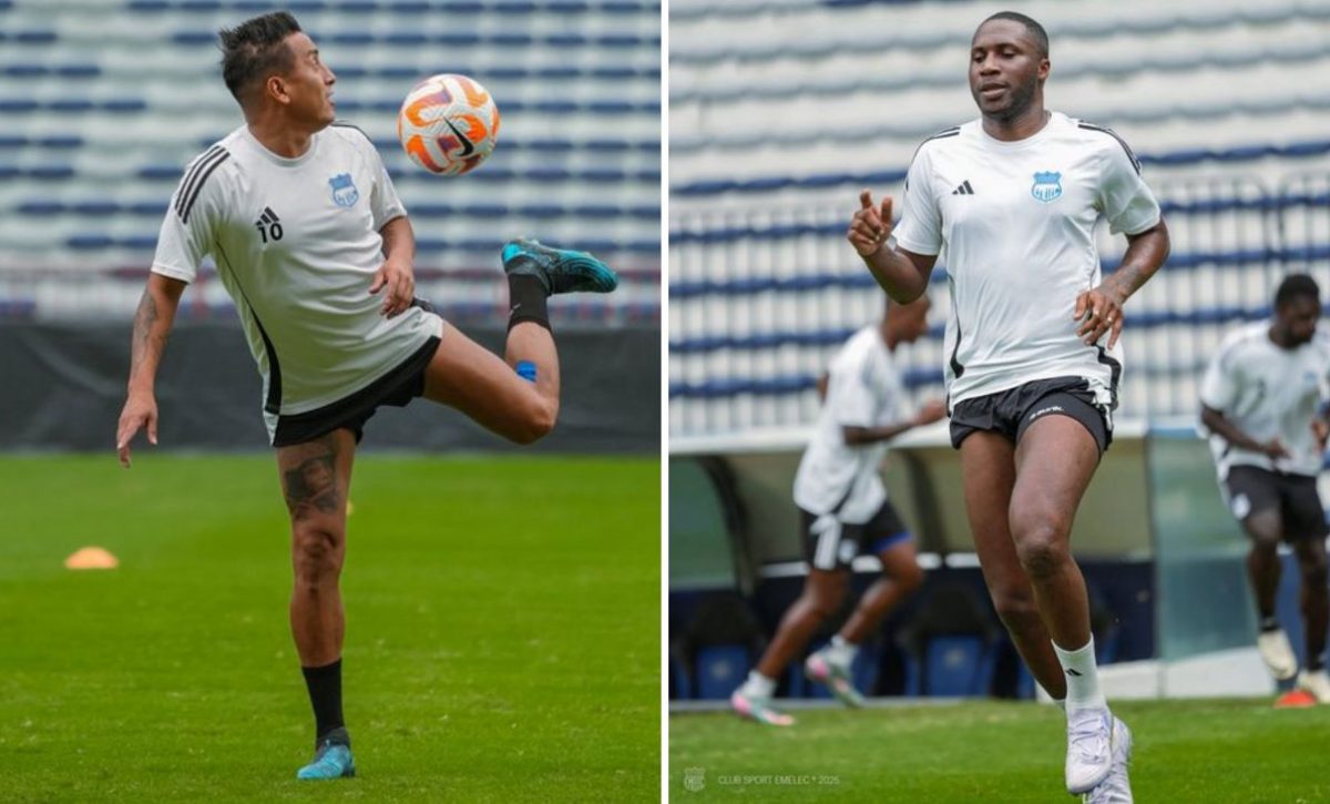 Emelec recupera a Cueva y Caicedo para enfrentar a Técnico Universitario