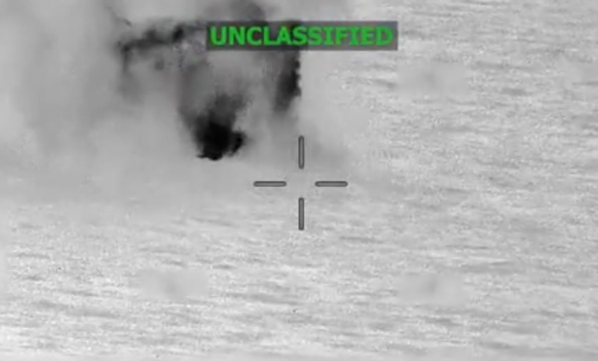 Estados Unidos destruyó una embarcación utilizada para el transporte de drogas en el Pacífico Oriental.