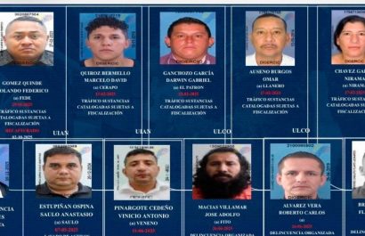 Estos son los 20 objetivos de alto valor que han sido detenidos dentro y fuera de Ecuador en lo que va del 2025.