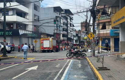Explosión en Santo Domingo afecta varios locales de la avenida 29 de Mayo