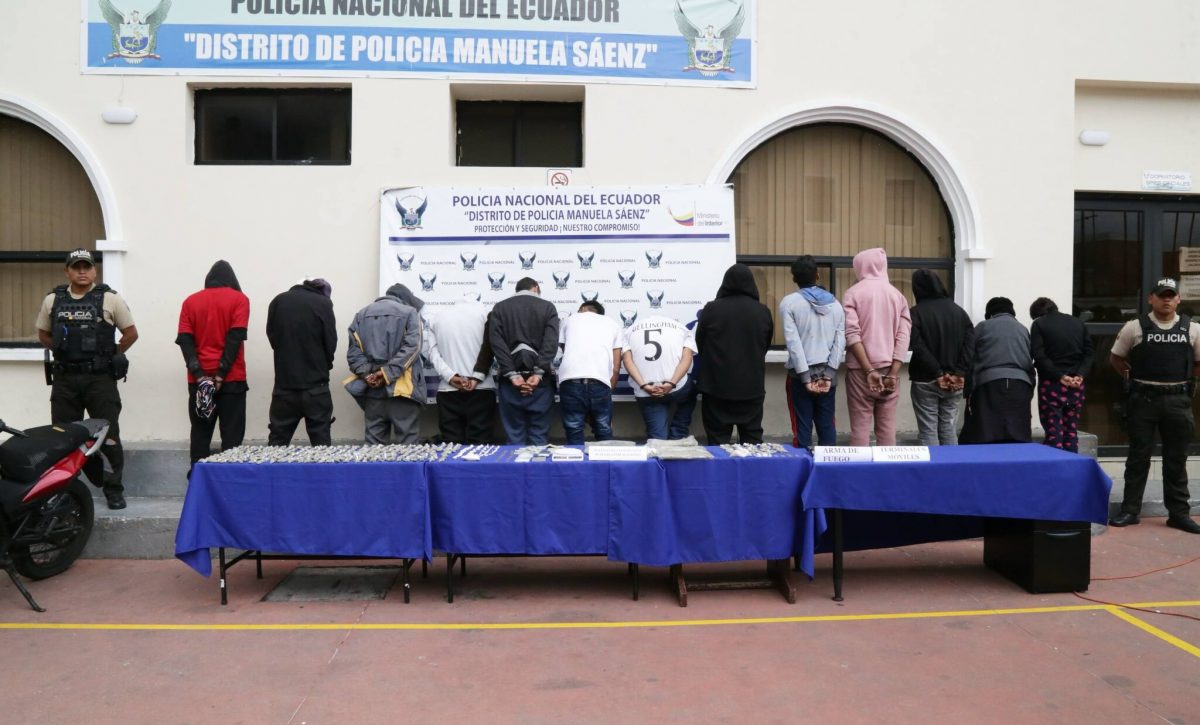 Operativo Pandora golpea actividades delictivas en hostales del Centro Histórico ecuatoriano. Fotografía @JohnReimberg