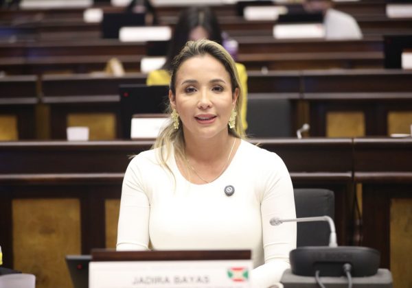 La asambleísta de ADN, Yadira Bayas. FOTO: @AsambleaEcuador.
