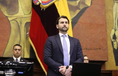 Niels Olsen, presidente de la Asamblea Nacional. FOTO: @AsambleaEcuador.
