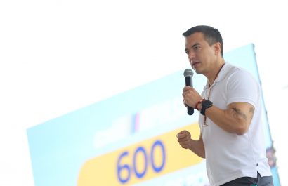 El presidente Daniel Noboa anunció el programa Casa U, para estudiantes de universidades y escuelas politécnicas públicas. FOTO: @Presidencia_Ec.