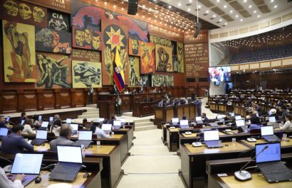 Asamblea abre debate a resoluciones sobre violencia política, agua y hospital antes de suspender sesión. FOTO: @AsambleaEcuador.